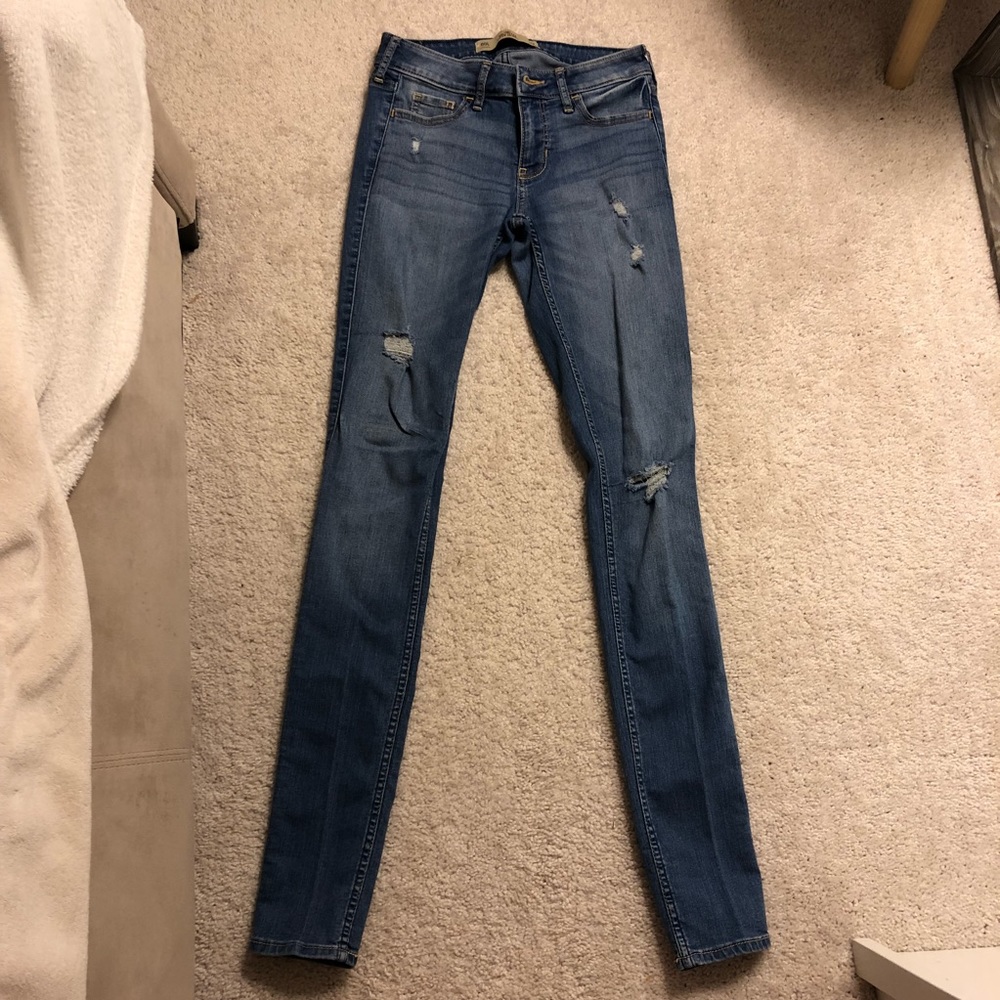 Hollister Jeans with rips - Super Skinny